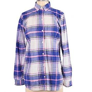 OLD NAVY Classic Button Down Plaid Shirt